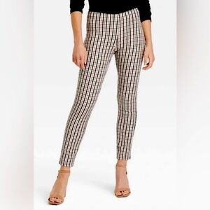 A New Day Plaid Tan and Black Pants